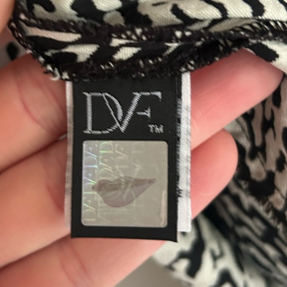 DVF DIANE VON FURSTENBERG Pele Snake Wave Jacquard Dress Office Cocktail Size 6 - Picture 12 of 15